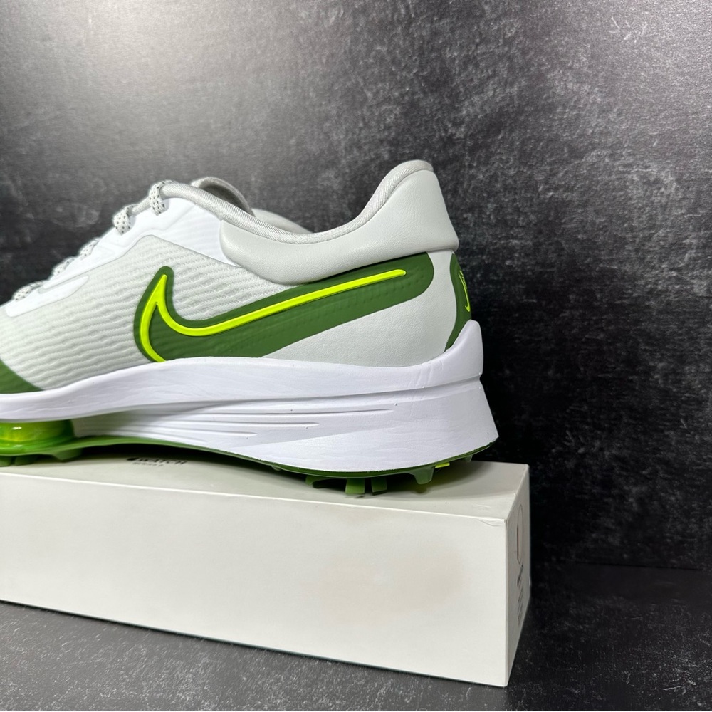 AIR ZOOM INFINITY TOUR NEXT% MENS SPIKED GOLF SHOES SIZE 11 WHITE TREELINE GREEN - Picture 10 of 10